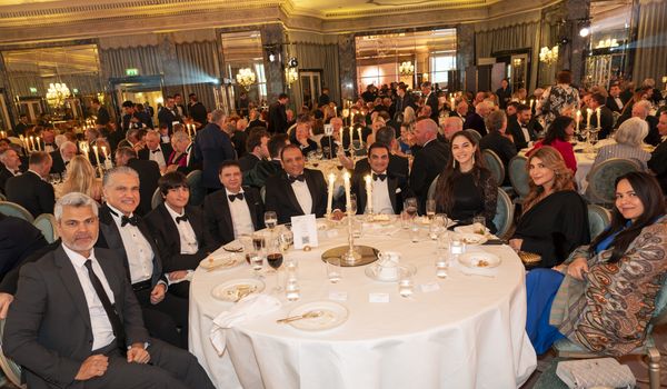 12 The Poonawallas with their guests at the Historic Motoring Awards functiion
